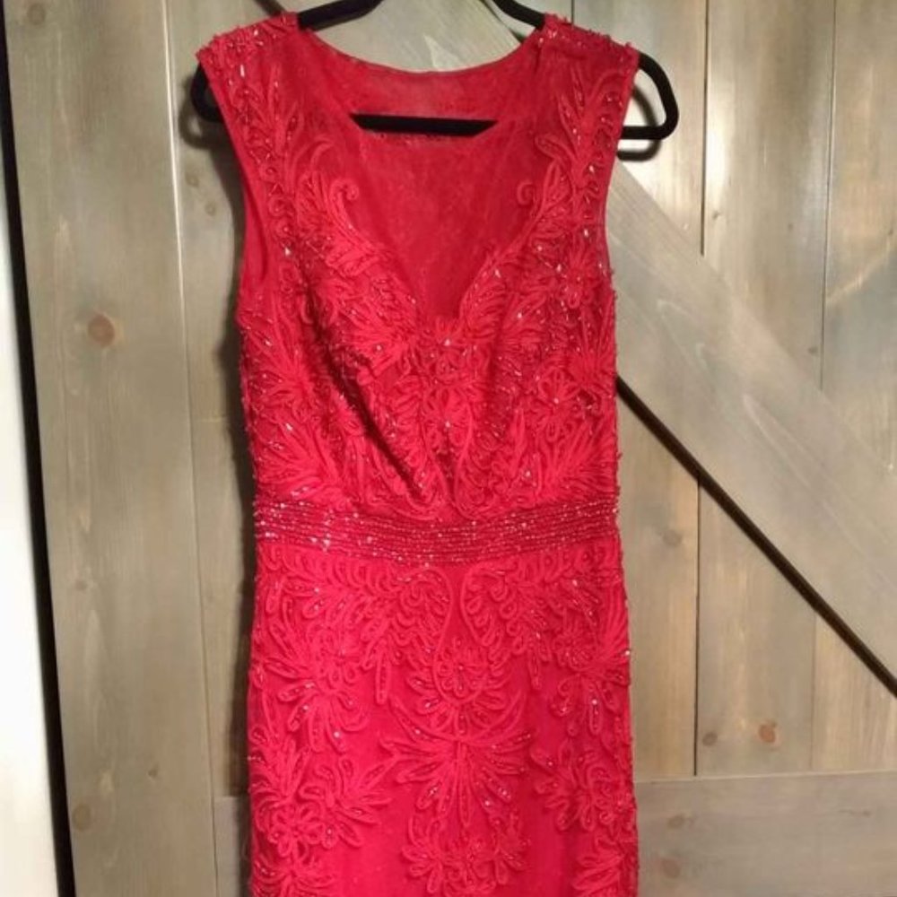 Beautiful Red Beaded Gown